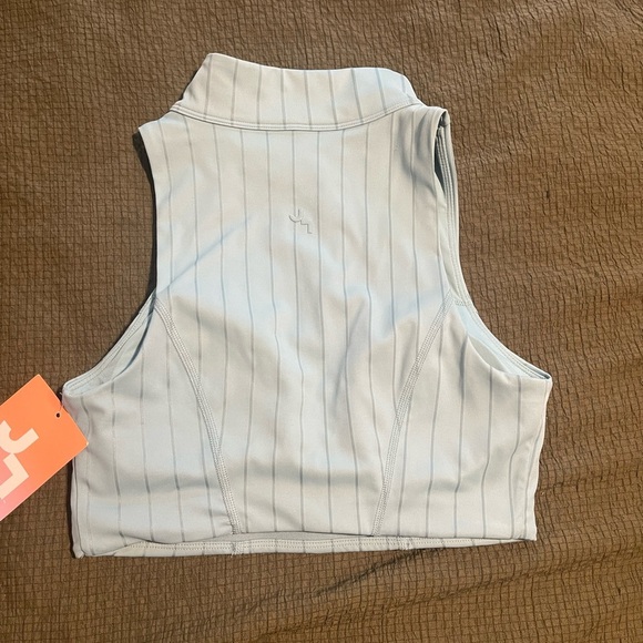 Joylab blue longline zip up bra - Picture 2 of 6